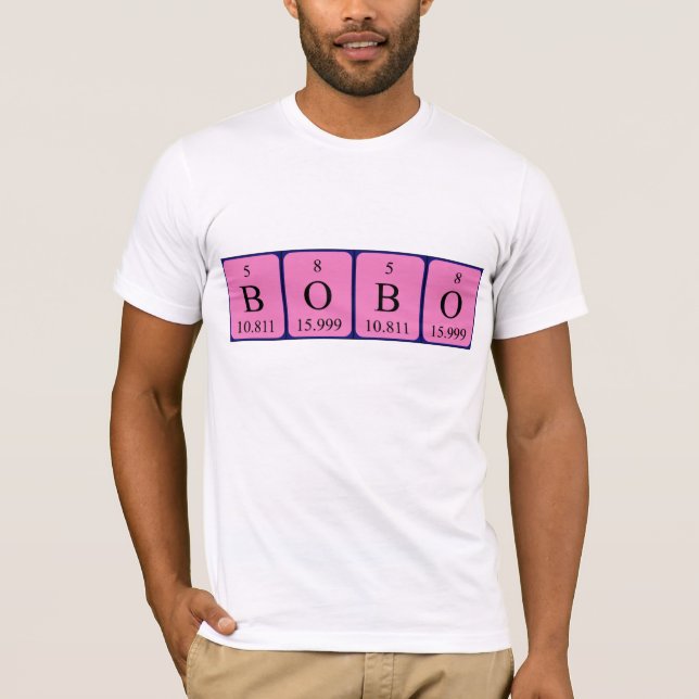 Bobo periodic table name shirt (Front)