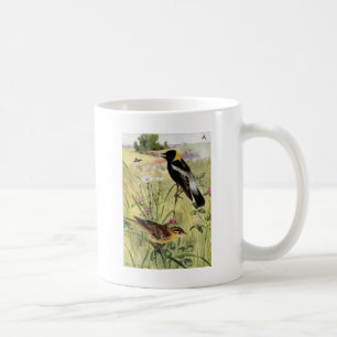 Bobolinks, Daisies and Pink Clover Coffee Mug
