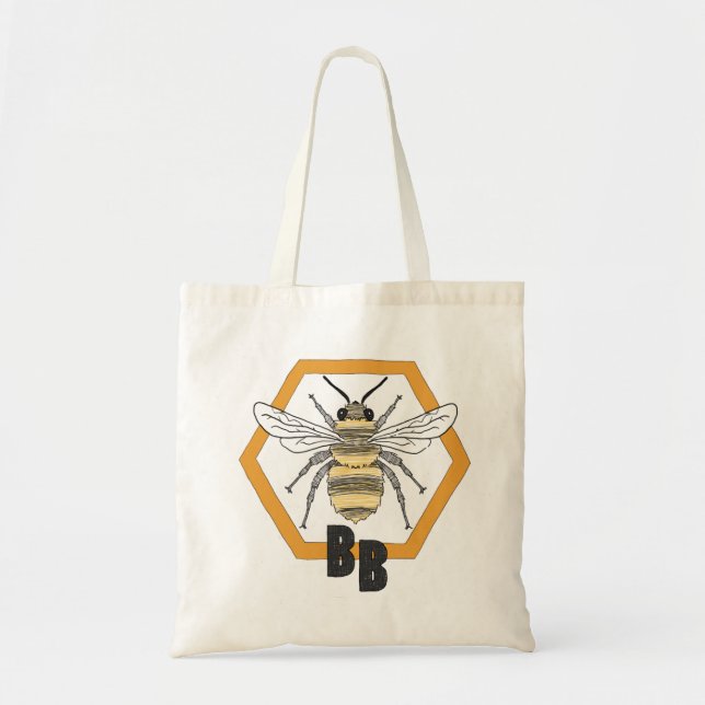Bob's Bees Tote Bag (Front)
