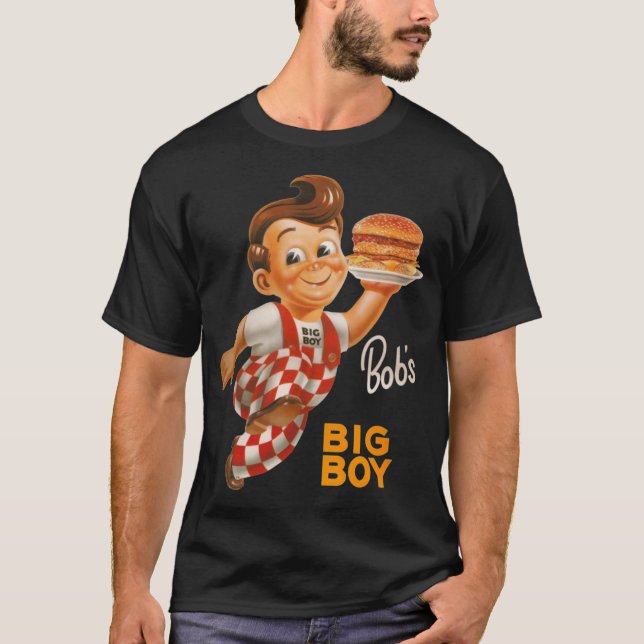 BOBS BIG BOY BURGER friend funny T-Shirt (Front)