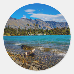 Bob's Cove, New Zealand Classic Round Sticker