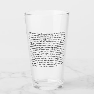 Bob's Super Long Question Pint Glass