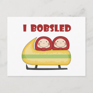 Bobsled T-shirts and Gifts Postcard