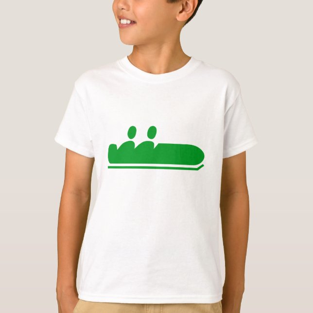Bobsleigh - Grass Green T-Shirt (Front)