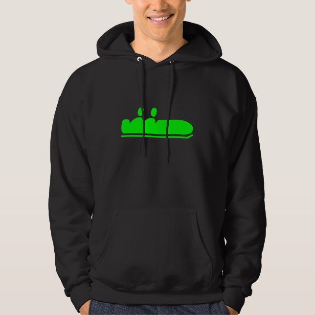 Bobsleigh - Green Hoodie (Front)
