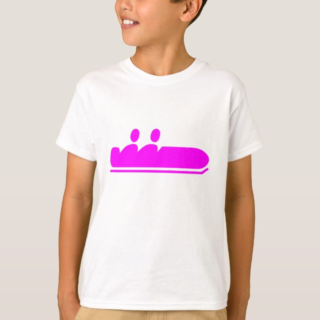 Bobsleigh - Magenta T-Shirt (Front)