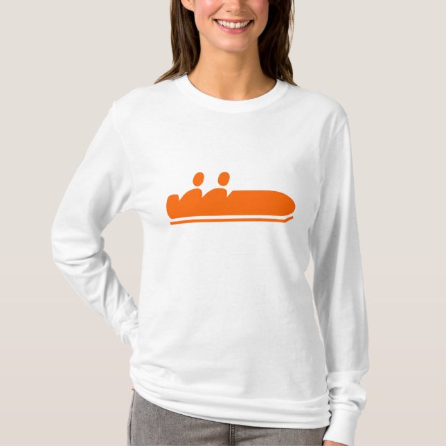 Bobsleigh - Orange T-Shirt (Front)