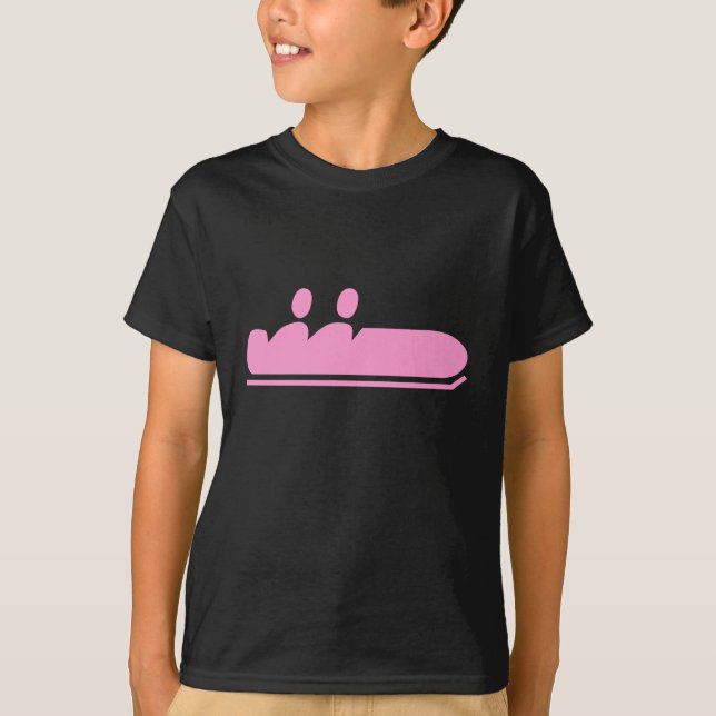 Bobsleigh - Pink T-Shirt (Front)