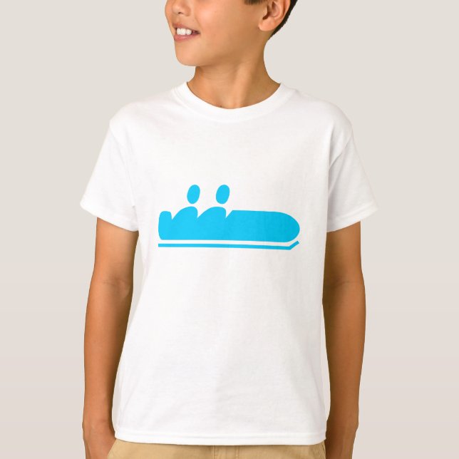 Bobsleigh - Sky Blue T-Shirt (Front)