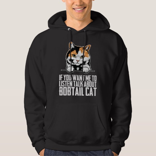 Bobtail  Bobtail cats  Bobtail mom Hoodie (Front)