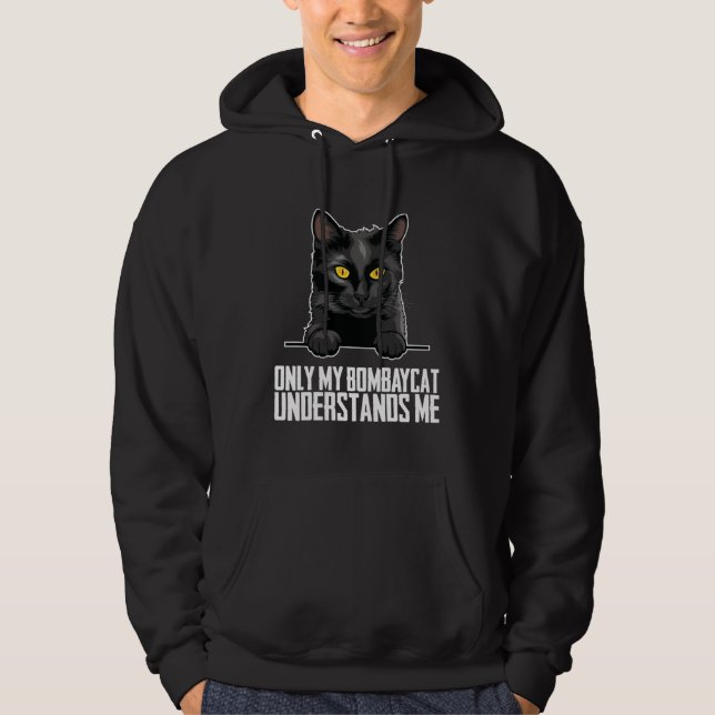 Bobtail kitten  Bobtail mom  Bobtail dad Hoodie (Front)