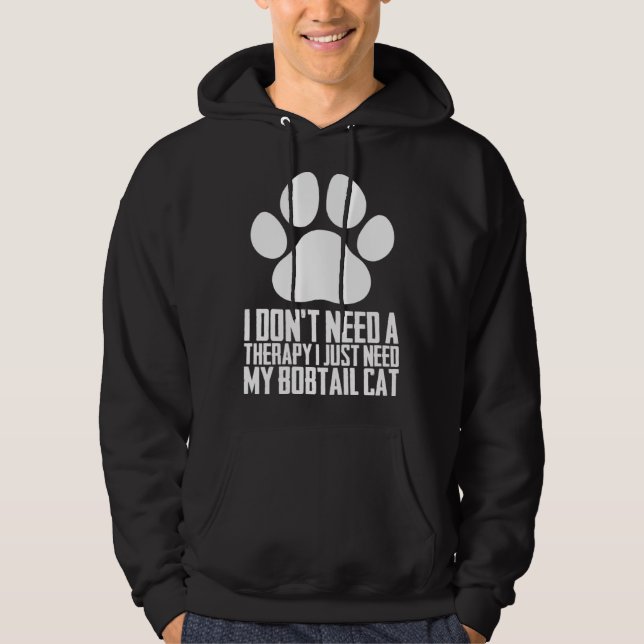 Bobtail kitten  Bobtails  Bobtail mom Hoodie (Front)