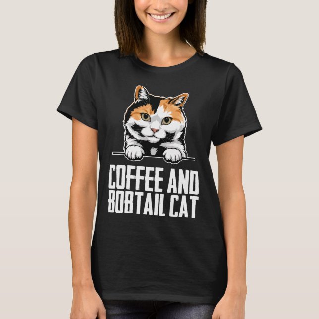 Bobtail mum  Bobtail kitten  Bobtails  11 T-Shirt (Front)