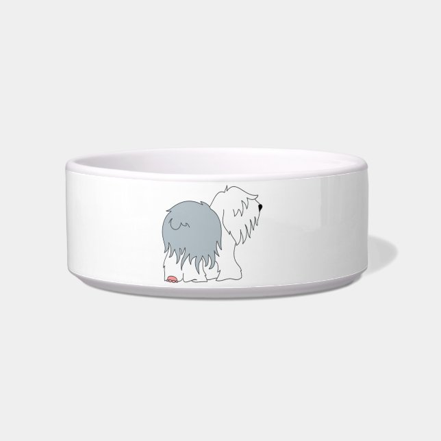 Bobtail Sheepdog Bowl (Left)