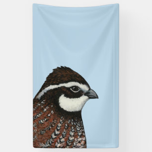 Bobwhite Quail Head Banner