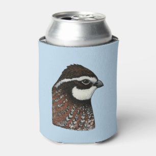 Bobwhite Quail Head Can Cooler