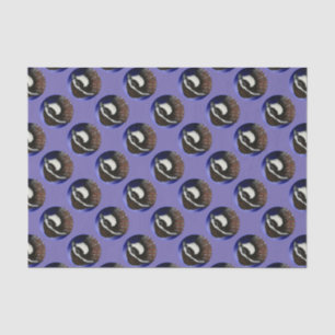 Bobwhite Quail Head Circle Tissue Paper