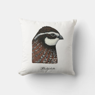 Bobwhite Quail Head Cushion