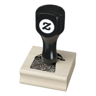 Bobwhite Quail Head Rubber Stamp