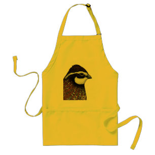 Bobwhite Quail Head Standard Apron