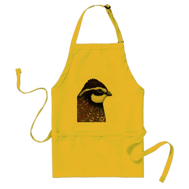Bobwhite Quail Head Standard Apron (Front)