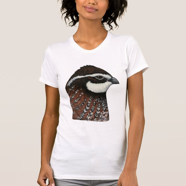 Bobwhite Quail Head T-Shirt (Front)