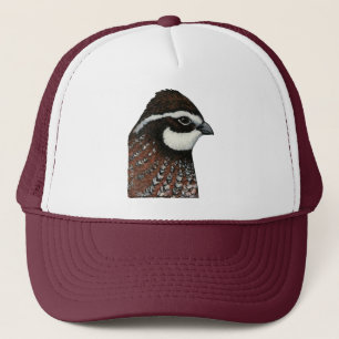 Bobwhite Quail Head Trucker Hat