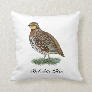 Bobwhite Quail Hen Cushion