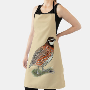 Bobwhite Quail Rooster Apron