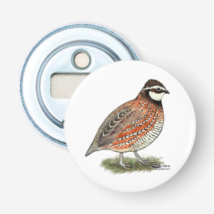Bobwhite Quail Rooster Bottle Opener