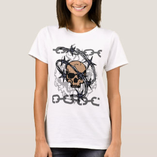 Bobwire Chained Skull Shirt