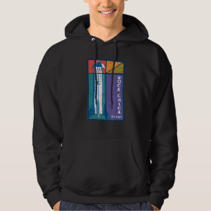Boca Chica Texas Starship Cool Retro Hoodie