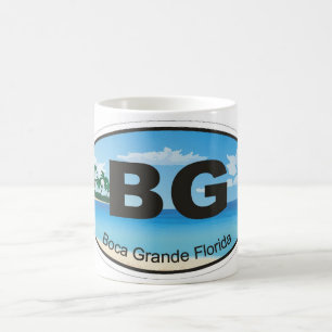 Boca Grande Florida Colorful Mug