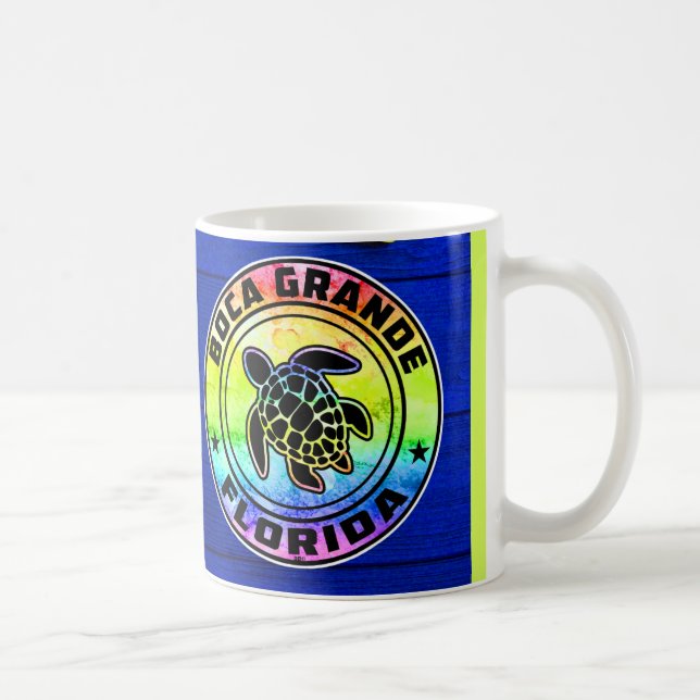 Boca Grande Florida Sea Turtle Mug (Right)