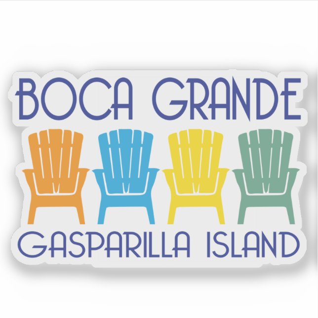 Boca Grande Gasparilla Island Florida beach chairs (Front)