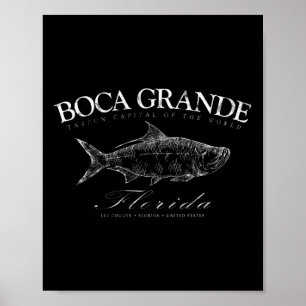 Boca Grande Tarpon Capital Of The World Gasparilla Poster