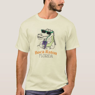 Boca Raton Florida Alligator Tee