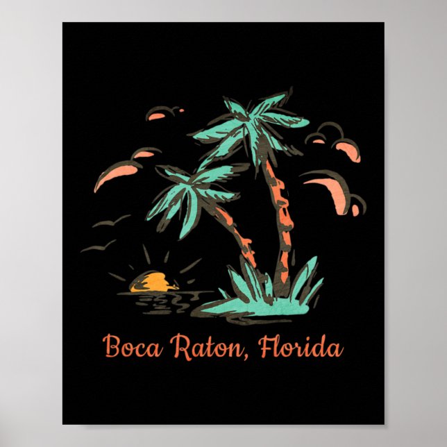 Boca Raton Florida Beaches  Poster (Front)