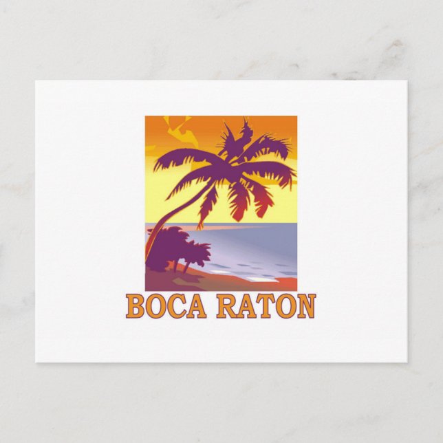 Boca Raton, Florida Postcard (Front)