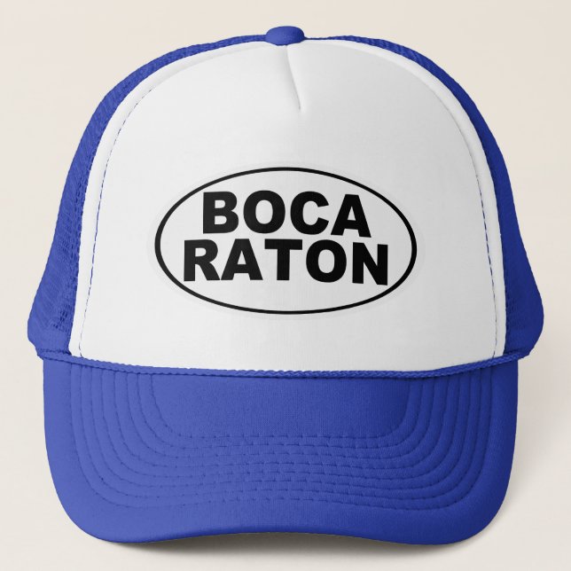 Boca Raton Florida Trucker Hat (Front)