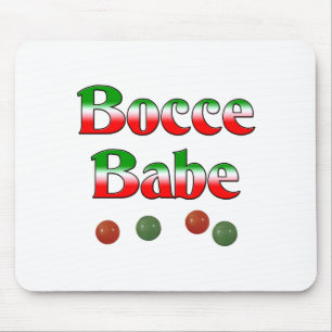 Bocce Babe Mouse Pad