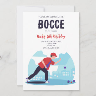 Bocce Ball 2  Invitation