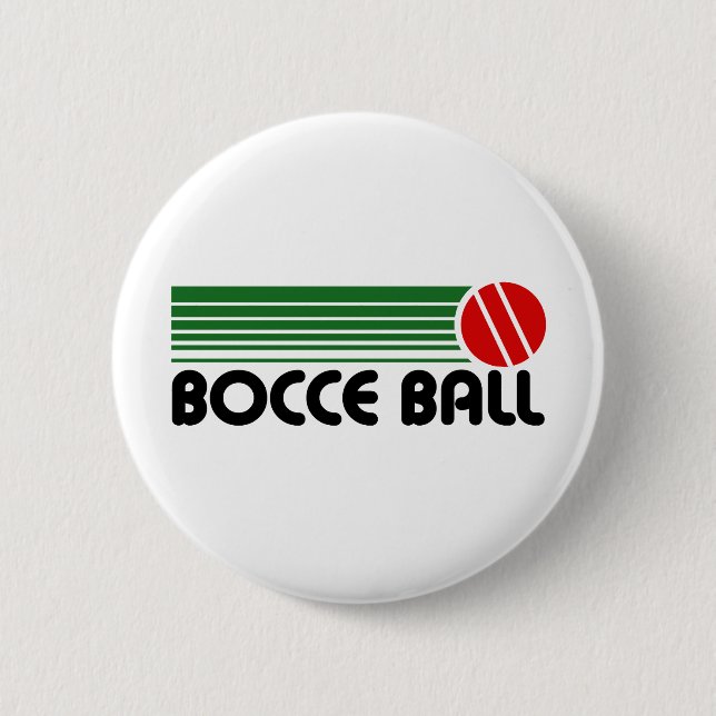 Bocce Ball 6 Cm Round Badge (Front)