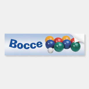Bocce Ball Bumper Sticker