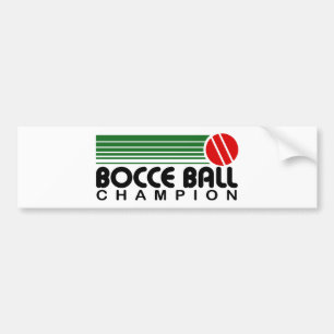 Bocce Ball Champion Bumper Sticker