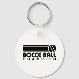 Bocce Ball Champion Key Ring