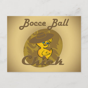 Bocce Ball Chick #6 Postcard