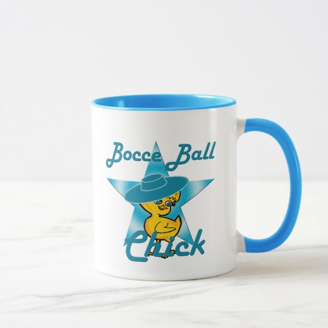 Bocce Ball Chick #7 Mug (Right)