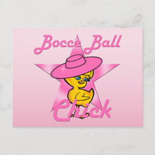 Bocce Ball Chick #8 Postcard