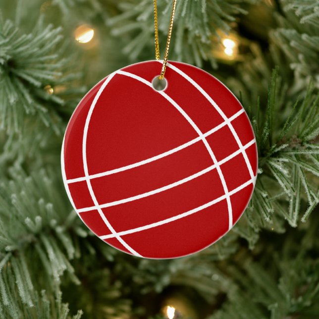Bocce ball Christmas tree ornament (Tree)